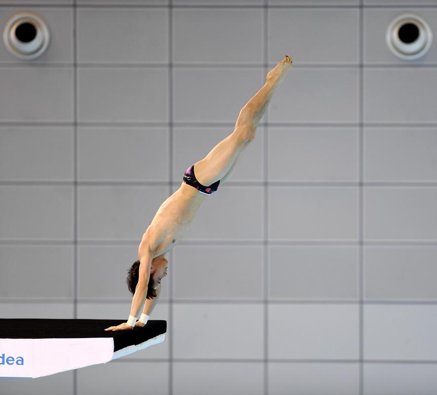 直击男子10米跳台跳水决赛冠军